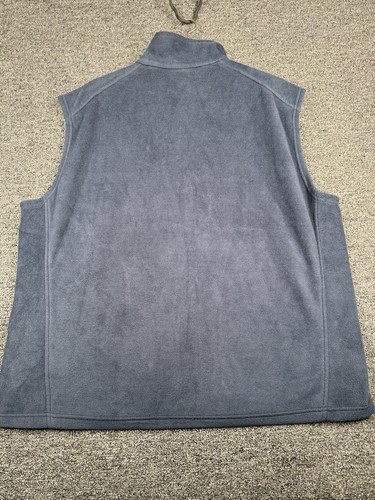 Columbia Vest Mens Size 2XL Navy Fleece Warm Comfort Wear - Picture 4 of 6