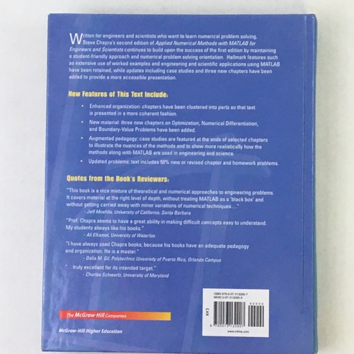 Applied Numerical Methods with MATLAB for Engineers and Scientists 2nd Edition - Picture 2 of 2