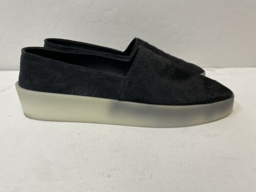 FEAR OF GOD 'Espa Pony' Suede & Pony Hair Loafer in Black Size 43 US 10 $595 - Picture 5 of 9