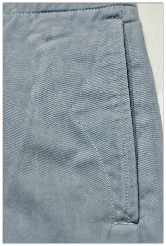 American D0uble RLOfficer's gerade Baumwolle Chino Hose hellblau W36/32 - Bild 9 von 12