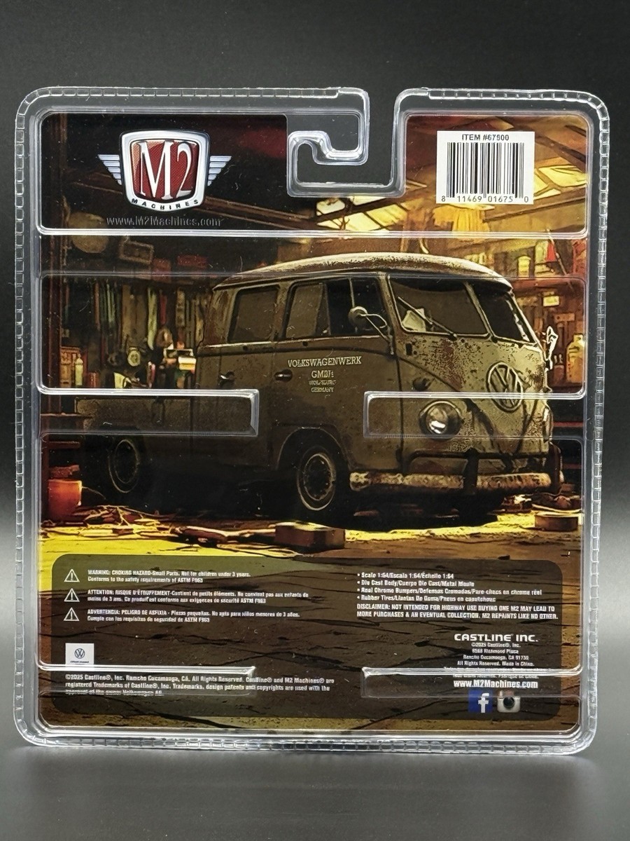 M2 Machines diorama 1960 VW Volkswagen Specialist Double Cab