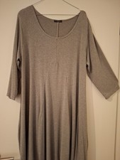 New Jersey Tunika-Kleid XL grau Lagenlook
