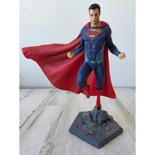 iron studios justice Superman league statue figurine plastic action flying decor