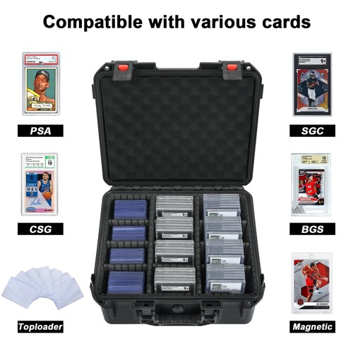 Card Case Storage for Graded Sports Cards - PSA Baseball, Basketball, Footbal... - Picture 2 of 6