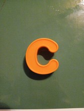 Sesame Street Elmo on the go ABC alphabet carry case replacement letter C