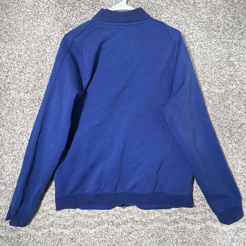Nike Tech Fleece Jacket Mens Large Blue Full Zip Windrunner Lightweight Workout - Picture 2 of 8