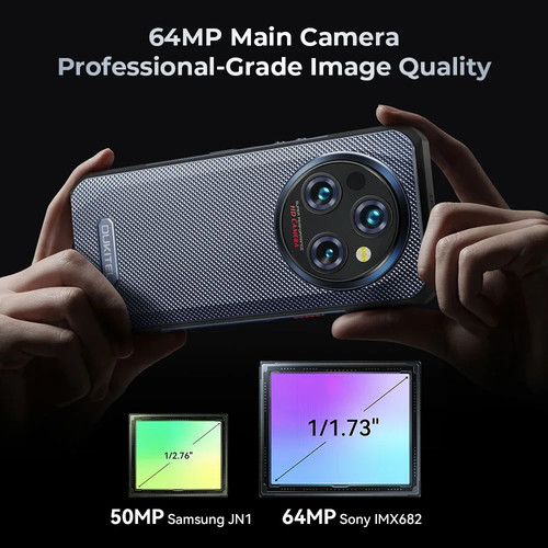 OUKITEL WP35 5G Rugged Phone 24GB + 256GB 6.6 "MTK Dimensity 6100 + 11000mAh - Picture 2 of 9