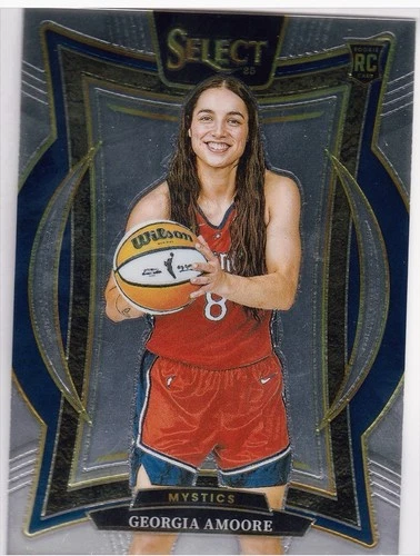 2025 Panini Select WNBA 🏀 Georgia Amoore Concourse RC #96 Mystics