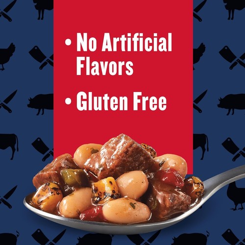 Progresso Pitmaster Steakhouse Style Steak and Bean, sin gluten, sopa enlatada, 1 - Imagen 4 de 7