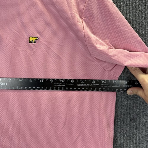 Jack Nicklaus Polo Shirt Men’s XL Pink Short Sleeve Golf Casual - Picture 4 of 9