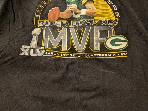 Camiseta Aaron Rodgers Super Bowl 45 MVP Packers XL - Imagen 6 de 6
