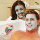 2pcs Silicone Cleaning Brush Face Cleaning Tools Nose Brush Set (Green, Orange)