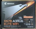AORUS X570 Elite WiFi AM4 ATX Mainboard mit Box & Zubehör zwei M.2