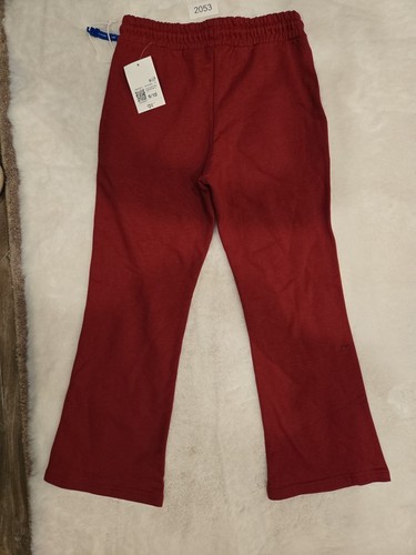 Forwver 21 Girls Reebok Fleece Burgundy Pants (Kids) Size 9/10 - Picture 13 of 14