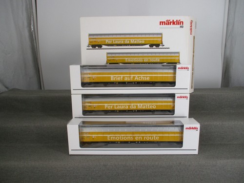 Märklin Spur H0 48062 Güterwagen Set Schiebewandwagen 3.-teilig in OVP | Condition: Gebraucht