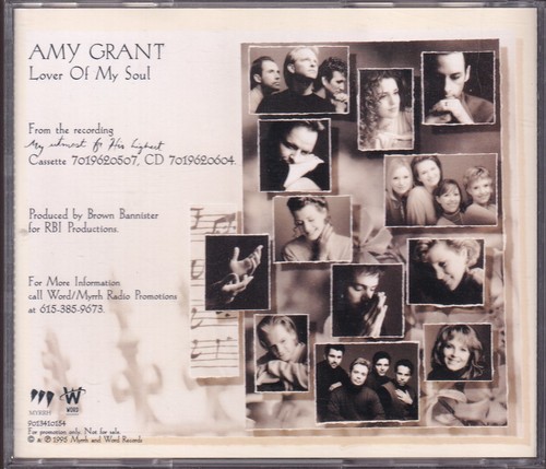 / CD Amy Grant, Lover of My Soul, Signed /Autographed, My Utmost for His Highest - Foto 3 di 3