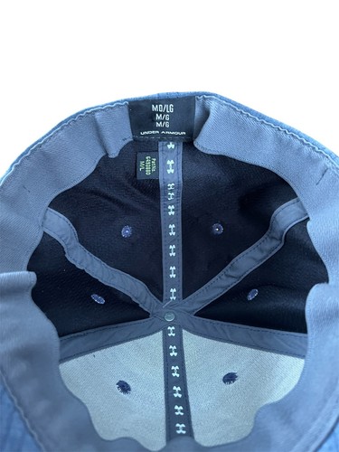 Under Armour Hat M/L Gray Golf Fitted Baseball Cap - Picture 4 of 4
