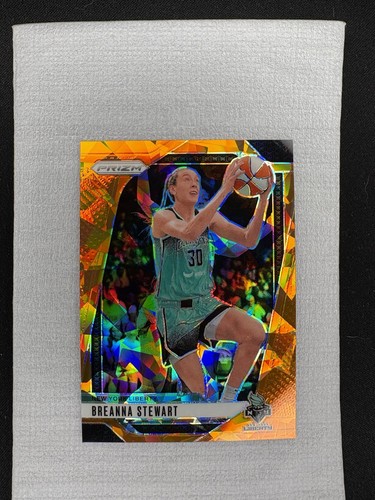 Breanna Stewart 2024 Panini Prizm WNBA Orange Ice Card-#99 New York Liberty - Picture 1 of 2