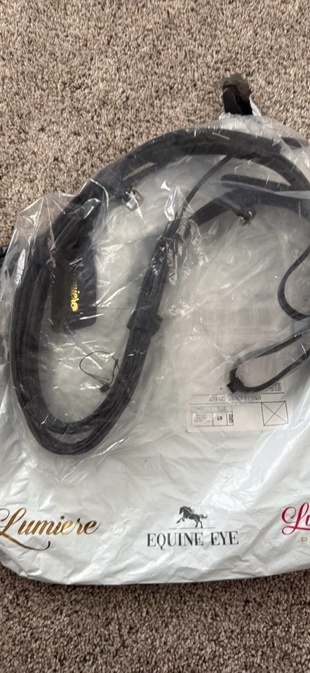 'ALICIA' CUERO DOMA PECHUGA Lumiere Ecuestre NUEVO CON ETIQUETAS Foto 4 de 4