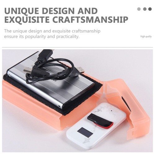 2 Count Hard Disk Protection Box Travel Mini Drive Case Portable - 第 6/12 張圖片