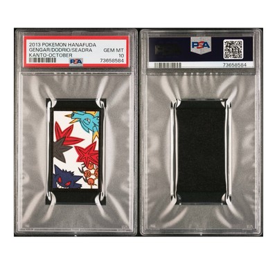 PSA 10 GEM MINT Gengar Dodrio Seadra 2013 Hanafuda Kanto