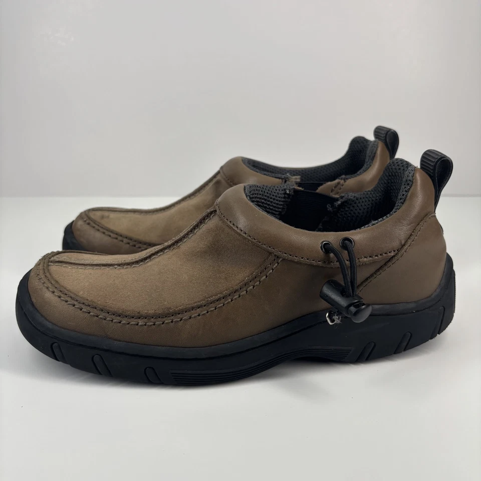 Мужские винтажные коричневые кожаные повседневные туфли без застежек Dr. Martens размер США 6/Великобритания 5 - Изображение 3 из 4