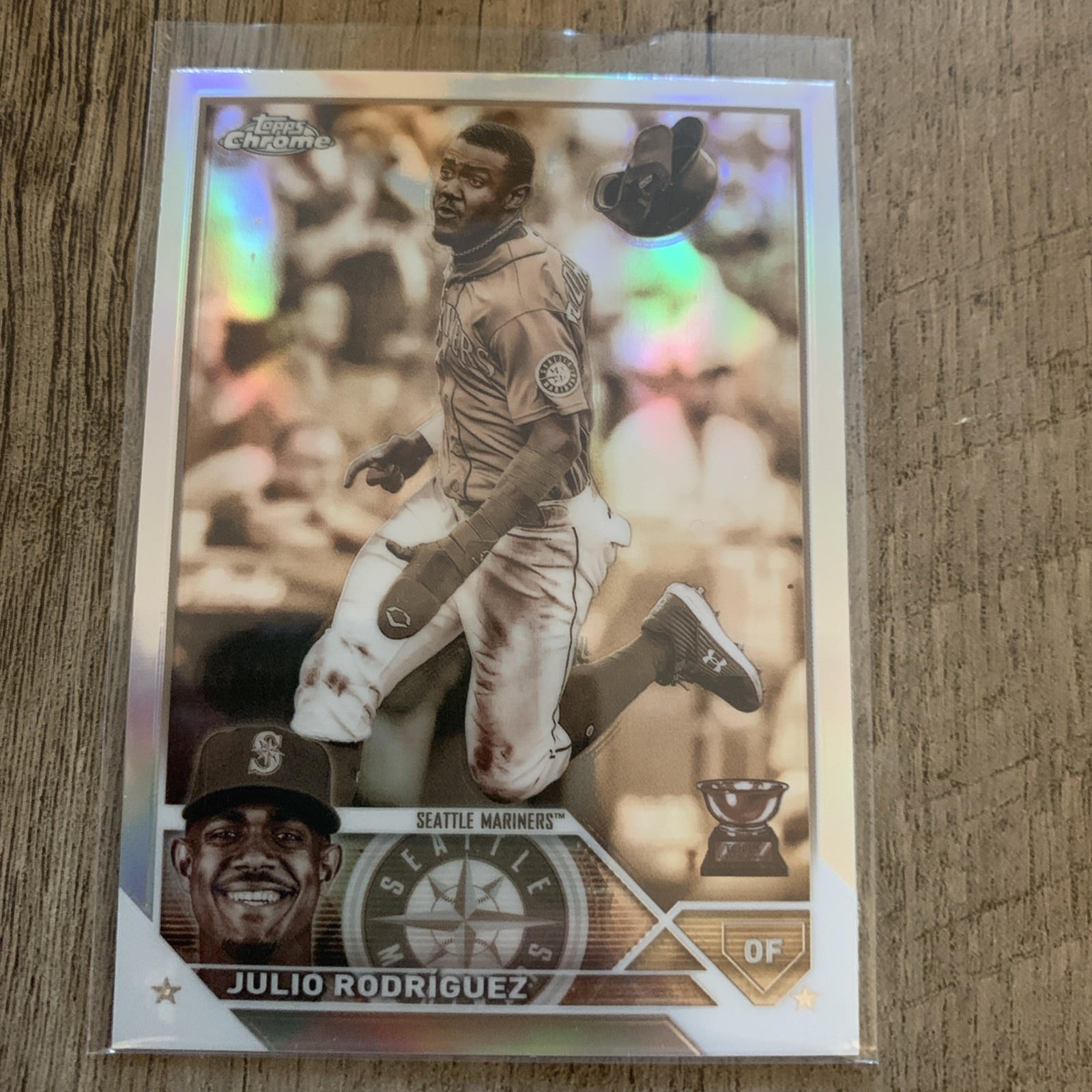 JULIO RODRIGUEZ 2023 Topps Chrome Sepia Refractor #200