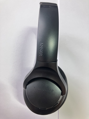 Soundcore Life Q20 Bluetooth Headphones - Black with Geekria carrying case - Picture 2 of 7