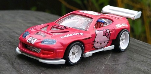 SUPRA Hello Kitty Drift Car by Hot Wheels Modified Real Riders 1:64 NEW - Picture 2 of 8
