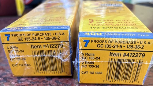 KODAK MAX 400 Film 35MM 400 COLOR PRINT FILM NEW SEALED - Picture 2 of 3