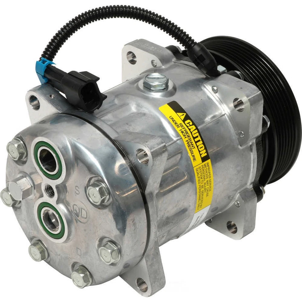 Compresor de aire acondicionado compatible con GMC C6000 1994-2009 Topkick, C7000 Topkick C7500 Topkick C650 Foto 2 de 3