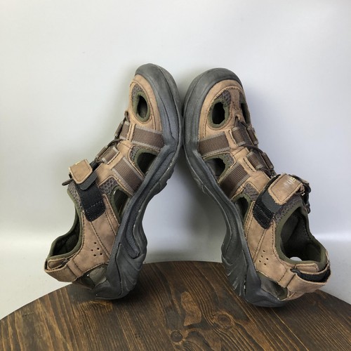 Sandalias Teva Zapatos Para Hombre Talla 9 Marrón Punta Cerrada Agua Senderismo Correa SN 6153 - Imagen 6 de 10