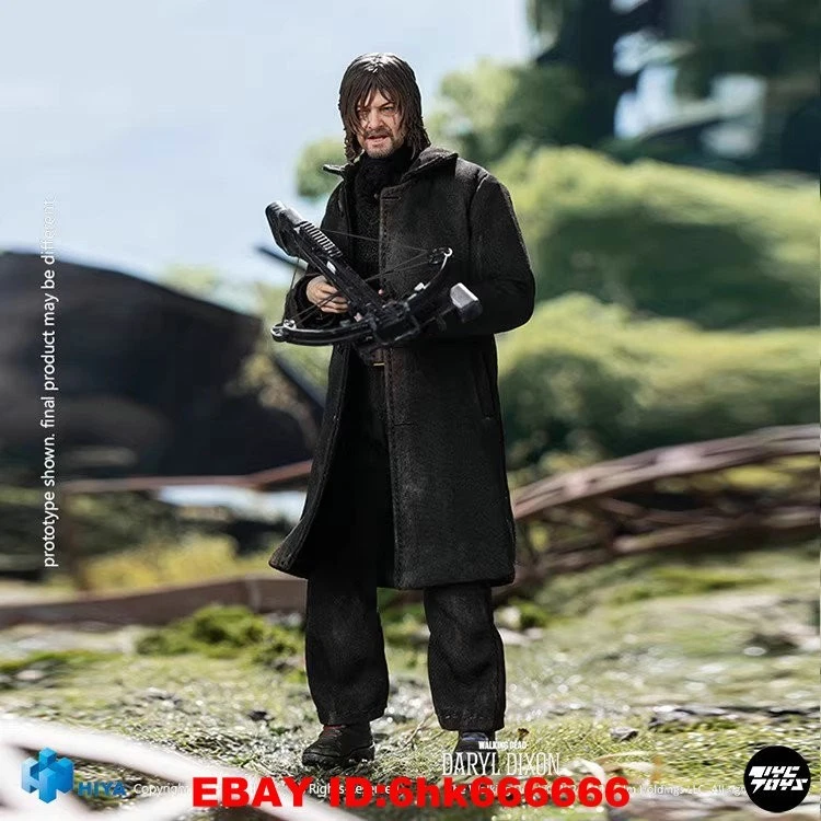 Boneco de ação colecionável modelo HIYA ESW0310 1/12 The Walking Dead Daryl Dixon - Imagem 2 de 4
