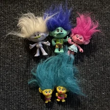 Five trolls ~1-2 Inches