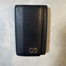 GUCCI 6 key case black leather From JP