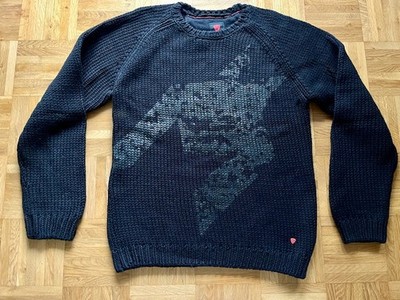 STRELLSON JASTER-R Pullover Pulli Herren schwarz 100% Baumwolle XL Rundhals