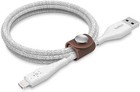 Câble + sangle Belkin DuraTek Plus Lightning vers USB-A - 6 pieds - Blanc *Neuf*