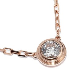 Cartier 18K Gold Diamants Legers Pendant Necklace B72156 Women Pink One Size