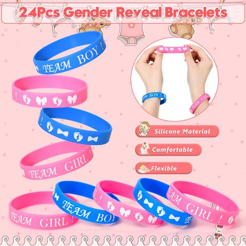 Baby Gender Reveal Party Favors Supplies Boy or Girl Gender Reveal Ideas Badg... - Picture 4 of 8
