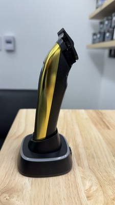 VGR Voyager Cordless Hair Clipper Trimmer w/ Charging Stand, Gold/Black