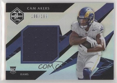 2020 Panini Limited Rookie Jumbo Jerseys 196/199 Cam Akers #RJ-CA RC jn1