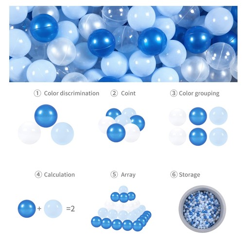 Ball Pit Balls for Toddles Kids Plastic Ballpits Accessories Crush Proof Dura... - Picture 7 of 9
