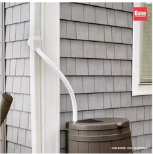 Oatey Mystic 2 in. x 3 in. White Rainwater Collection System Model 14209