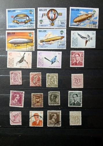 Great Stamp Collection From Caribbean Belgium & United States - Picture 7 of 9
