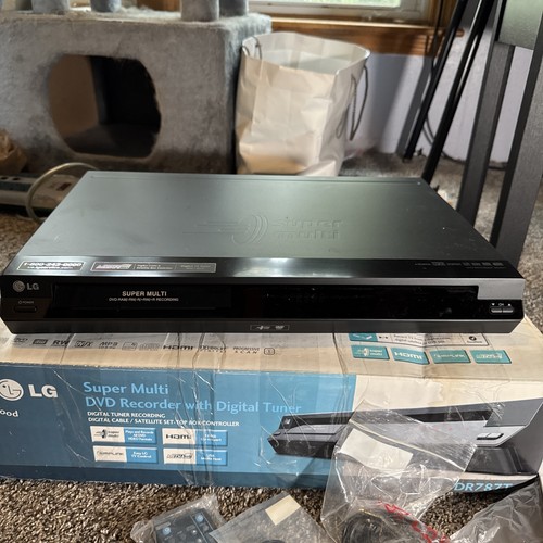 LG DR787T Super Multi DVD Recorder Player W/ Remote AV Power Cable - Picture 4 of 7