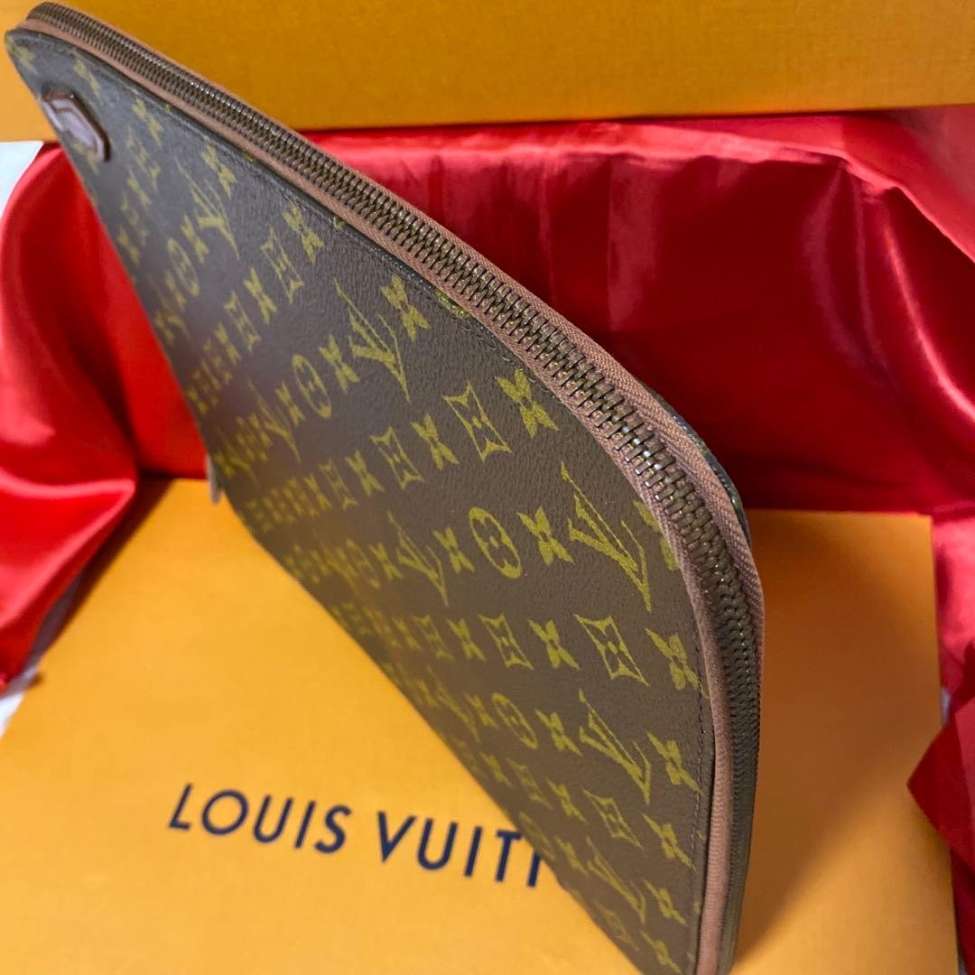 Louis Vuitton Monogram Pouch Document Case Clutch… - image 5