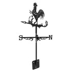 Weather Vane Rooster Direction Indicator for Garden Decor