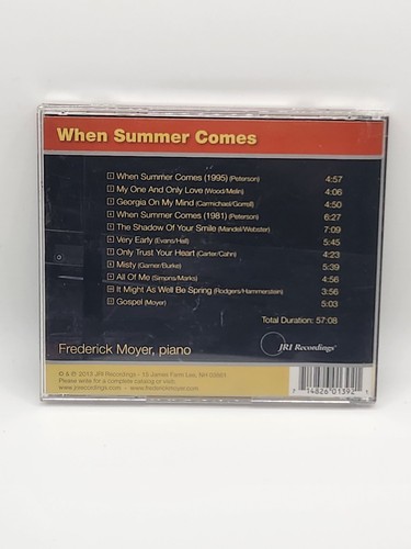 Frederick Moyer - When Summer Comes CD 2013 - C6 - Bild 2 von 2