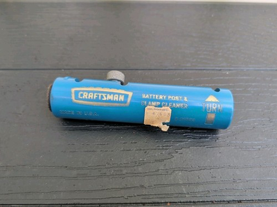 #ad Vintage Craftsman 9 47633 Battery amp; Post Cleaner. RARE USA $149.99