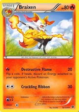 Braixen Uncommon XY - Fates Collide 12/124 LP